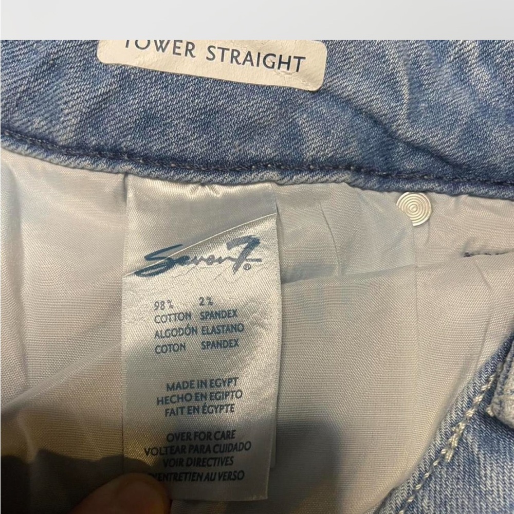 💰SALE 
Seven7 Women's Light Stone Washed Boot Cut Jeans 16W - Picture 6 of 8